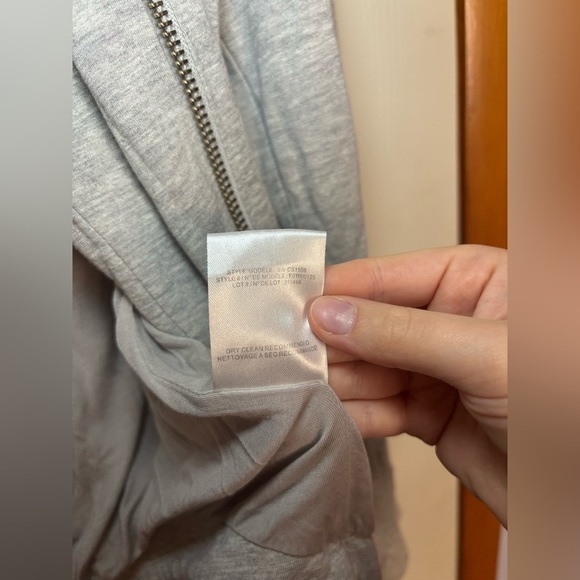 Helmut Lang Grey Fleece Asymmetric Jacket - Picture 11 of 12